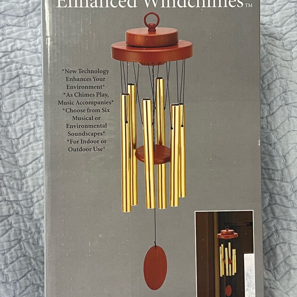 Never opened! Gold/Brown Wind Chimes